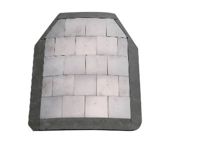 碳化硼拼接防弹板(250mm*300mm*24mm,PE12mm+碳化硼10mm,2075g,GA6)